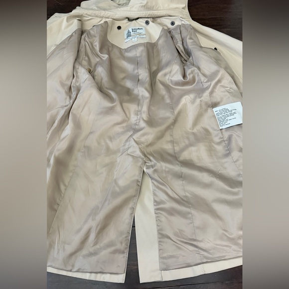 London Fog Missy Hooded Belted Trench Coat Small with liner - Picture 8 of 16